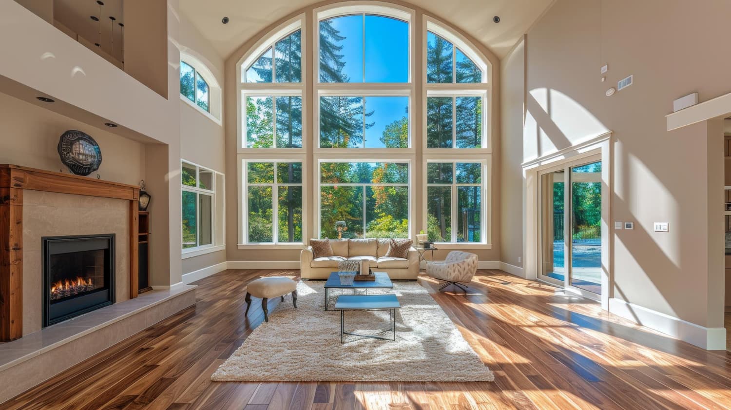 Luxury interior with premium windows